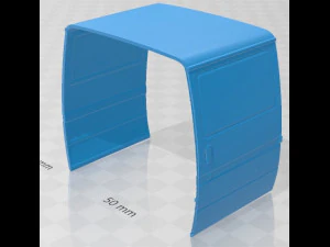 Transit L1H1 1994 Printable Van 3D Print Model