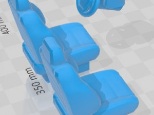 Transit L1H1 1994 Printable Van 3D Принт Модель