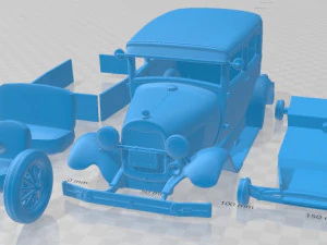 Modelo de carro para impress&atilde;o Tudor 1929 Modelo de Impressão 3D