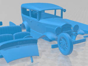 Model A 1927 Printable Car Modelo de impresión 3D