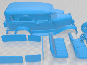 Model A 1927 Printable Car Modelo de impresión 3D