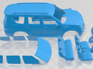 Nissan Patrol 2011 Printable Car 3D Druckmodell