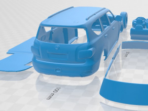 Nissan Patrol 2011 Printable Car 3D Druckmodell