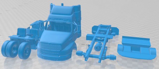 Sterling A9500 2006 Printable Truck Modelo de impresión 3D .c4d .max .obj .3ds .fbx .stl .blend 