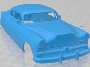 Hudson Hornet 2 Door 1954 Printable Body Car Model Cetak 3D