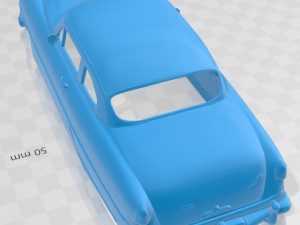 Hudson Hornet 2 Door 1954 Printable Body Car Model Cetak 3D