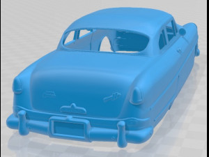 Hudson Hornet 2 Door 1954 Printable Body Car Model Cetak 3D