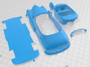 Pontiac Torpedo Eight Deluxe Convertible 1948 Printable Car 3Dプリントモデル