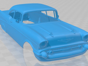 Chevrolet Bel Air Sport Coupe 1957 Printable Body Car 3D Print Model