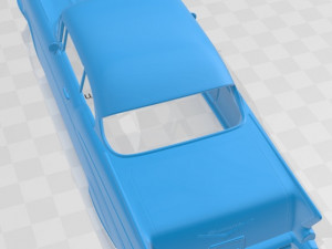 Chevrolet Bel Air Sport Coupe 1957 Printable Body Car 3D Print Model