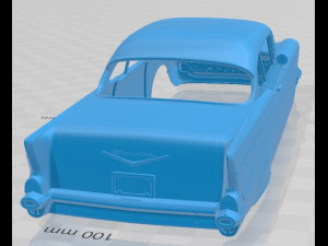 Chevrolet Bel Air Sport Coupe 1957 Printable Body Car 3D Print Model