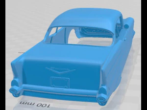 Chevrolet Bel Air Sport Coupe 1957 Printable Body Car 3D Print Model