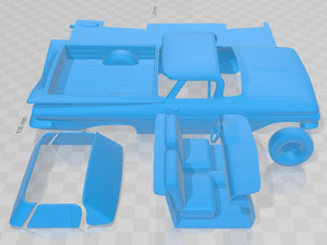 Chevrolet El Camino 1959 Printable Car 3D-Druckmodell