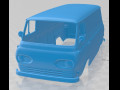 E 系列 Econoline PanelVan 1961 可打印车身货车 3D 打印模型