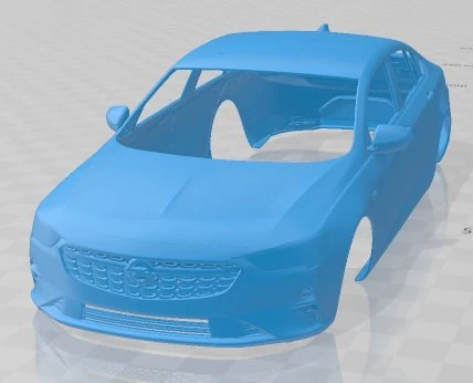 Opel Insignia Grand Sport 2020 Printable Body Car 3D Print Model .c4d .max .obj .3ds .fbx .stl .blend 
