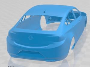 Opel Insignia Grand Sport 2020 Printable Body Car 3D Baskı Modeli