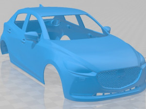 Mazda 2 2020 Printable Body Car 3D प्रिंट मॉडल