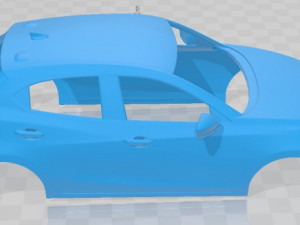 Mazda 2 2020 Printable Body Car 3D प्रिंट मॉडल