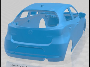 Mazda 2 2020 Printable Body Car 3D प्रिंट मॉडल