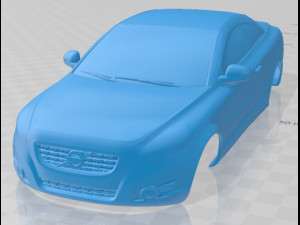 Volvo C70 2011 Printable Body Car Modelo de impresión 3D