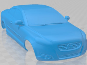 Volvo C70 2011 Printable Body Car 3D Print Model