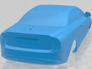 Volvo C70 2011 Printable Body Car 3D Print Model