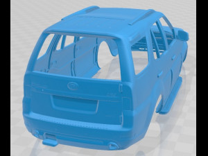 Tata Safari Storme 2015 Printable Body Car 3D 프린트 모델