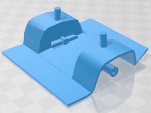 Renault Ondine Dauphine 1956-1967 Printable Car 3D 打印模型