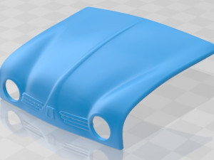 Renault Ondine Dauphine 1956-1967 Printable Car 3D 打印模型