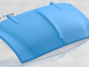Renault Ondine Dauphine 1956-1967 Printable Car 3D 打印模型