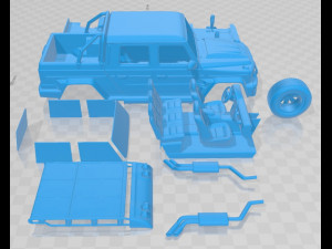 Brabus 800 Adventure XLP 2020 Printable Car 3D Baskı Modeli