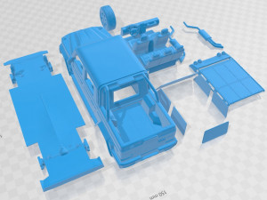 Brabus 800 Adventure XLP 2020 Printable Car 3D Baskı Modeli