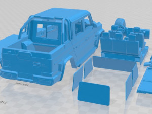Brabus 800 Adventure XLP 2020 Printable Car 3D Baskı Modeli