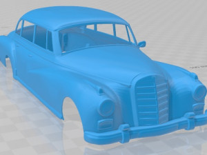Mercedes Benz 300D W189 1957 Printable Body Car 3D Принт Модель