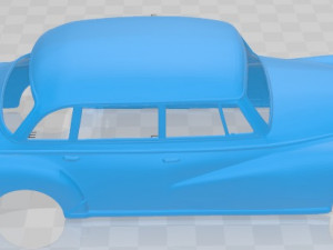 Mercedes Benz 300D W189 1957 Printable Body Car 3D Принт Модель