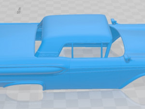 Fairlane 500 Galaxie Skyliner 1959 Printable Body Car 3D Print Model