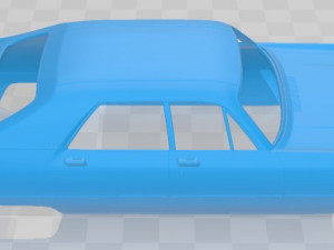 Chrysler Imperial LeBaron 4 Door Hardtop 1971 Printable Body Car 3D Принт Модель