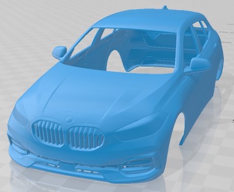 1 Series F40 2020 Printable Body Car 3D 프린트 모델 .c4d .max .obj .3ds .fbx .stl .blend 