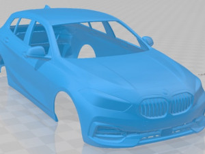 1 Series F40 2020 Printable Body Car 3D 프린트 모델