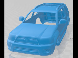 Toyota 4runner 2009 Printable Body Car 3D Print Model