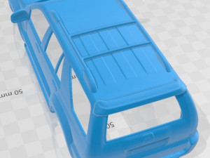 Toyota 4runner 2009 Printable Body Car 3Dプリントモデル