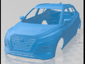 Nissan Kicks 2021 Printable Body Car 3D 프린트 모델