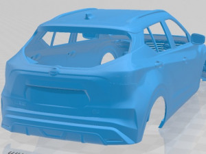 Nissan Kicks 2021 Printable Body Car 3D Print Model