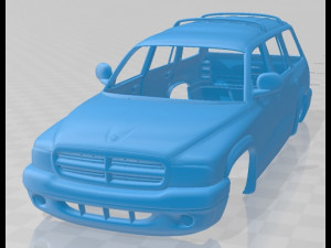 Dodge Durango 1997 Printable Body Car Modèles 3D en vedette