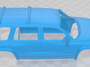Dodge Durango 1997 Printable Body Car Modelo de impresión 3D