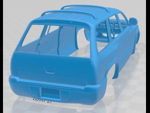 Dodge Durango 1997 Printable Body Car 3D Print Model