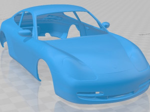 Porsche 911 996 Carrera 1999 Printable Body Car 3D Принт Модель