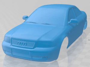 Audi A4 Sedan 1999 Printable Body Car 3D Print Model
