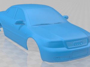 Audi A4 Sedan 1999 Printable Body Car 3D-Druckmodell