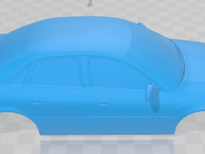 Audi A4 Sedan 1999 Printable Body Car 3D-Druckmodell